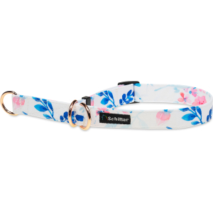 Obroża półzaciskowa akwarelowe kwiaty