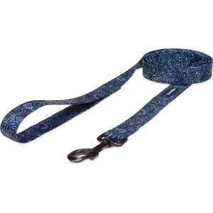 Smycz miejska czarny paisley