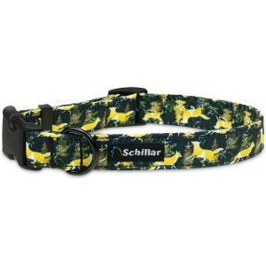 Obroża na klamrę złote liski