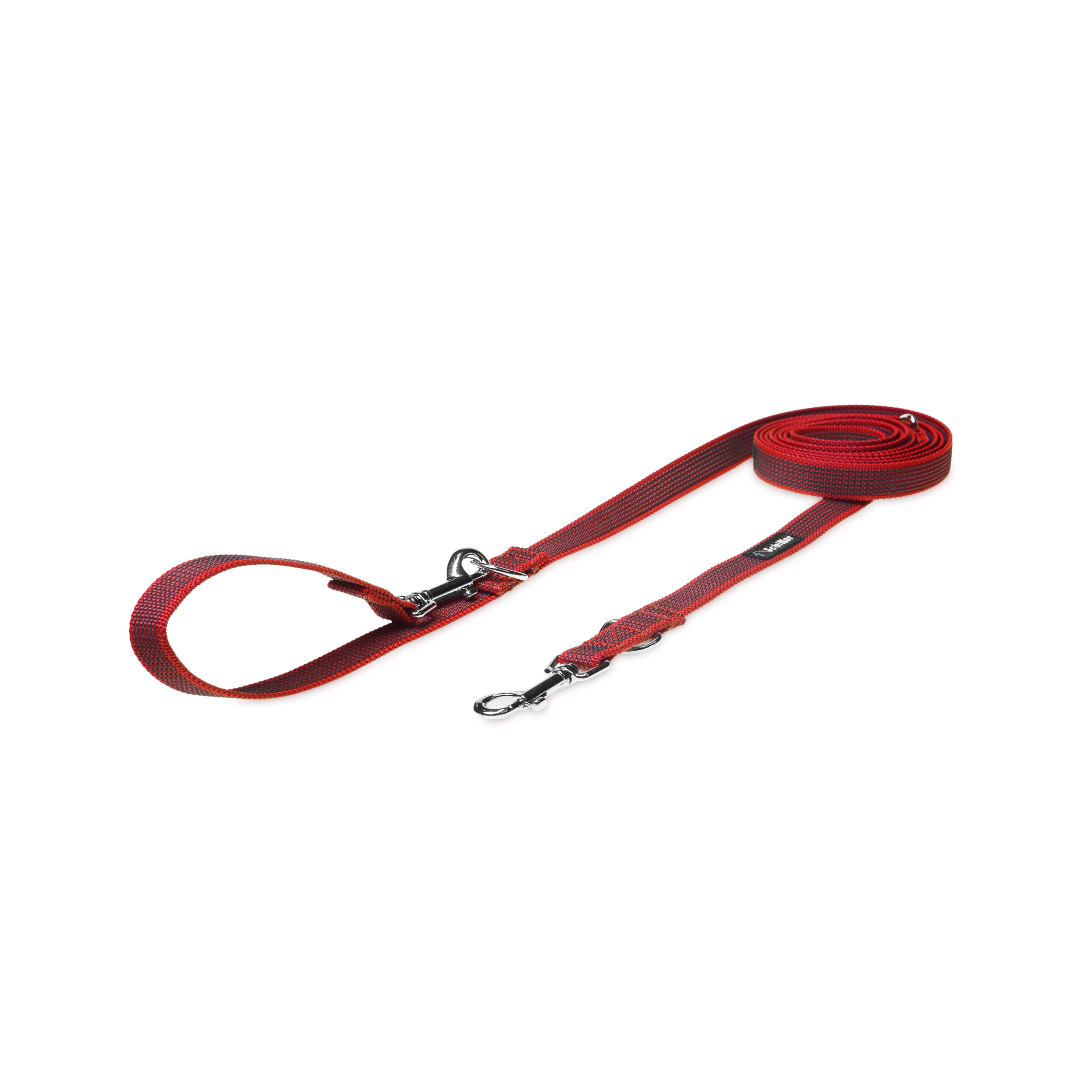 Smycz przepinana czerwona antypoślizgowa