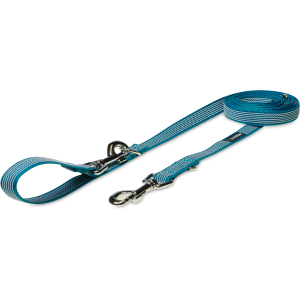 Smycz przepinana turkusowa antypoślizgowa