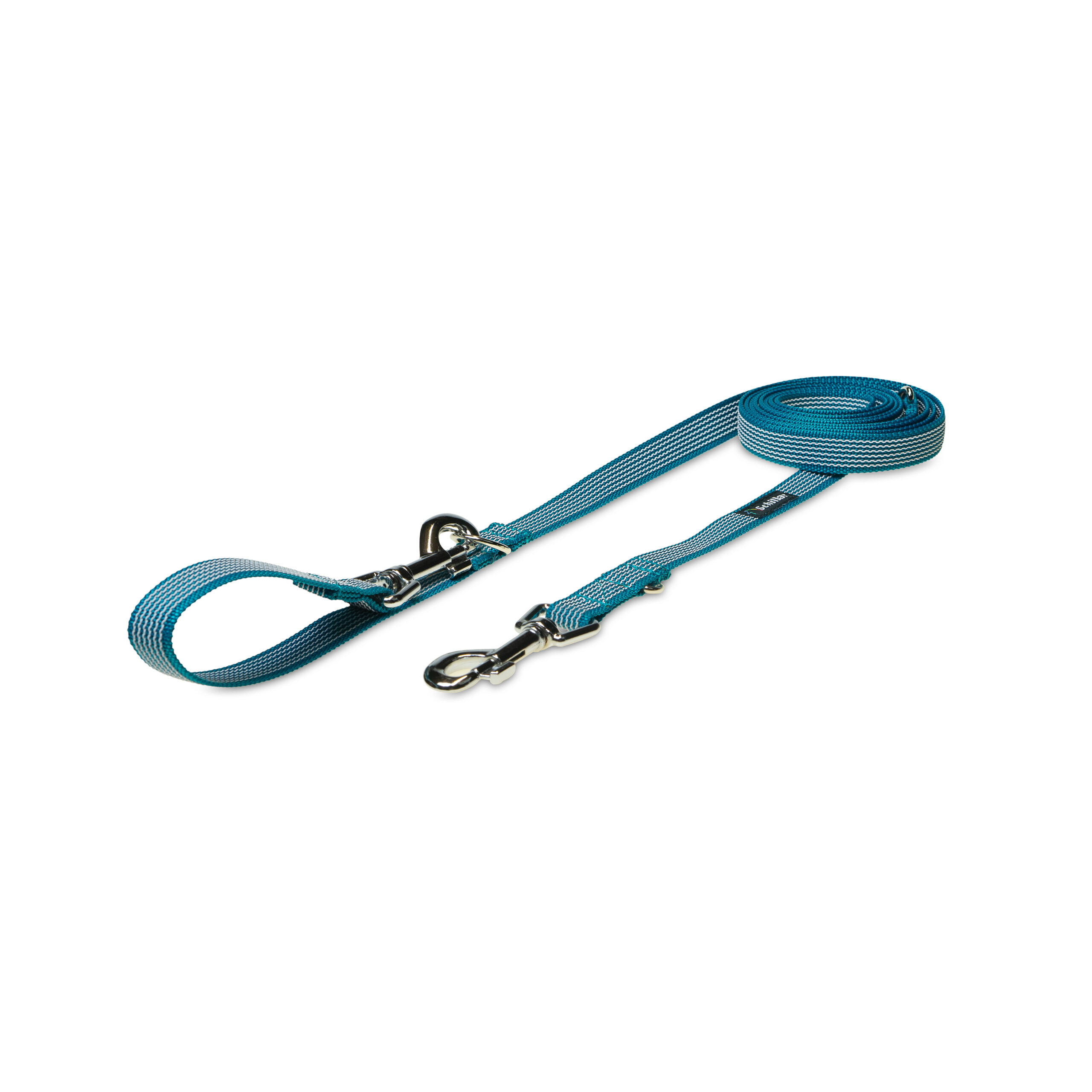 Smycz przepinana turkusowa antypoślizgowa