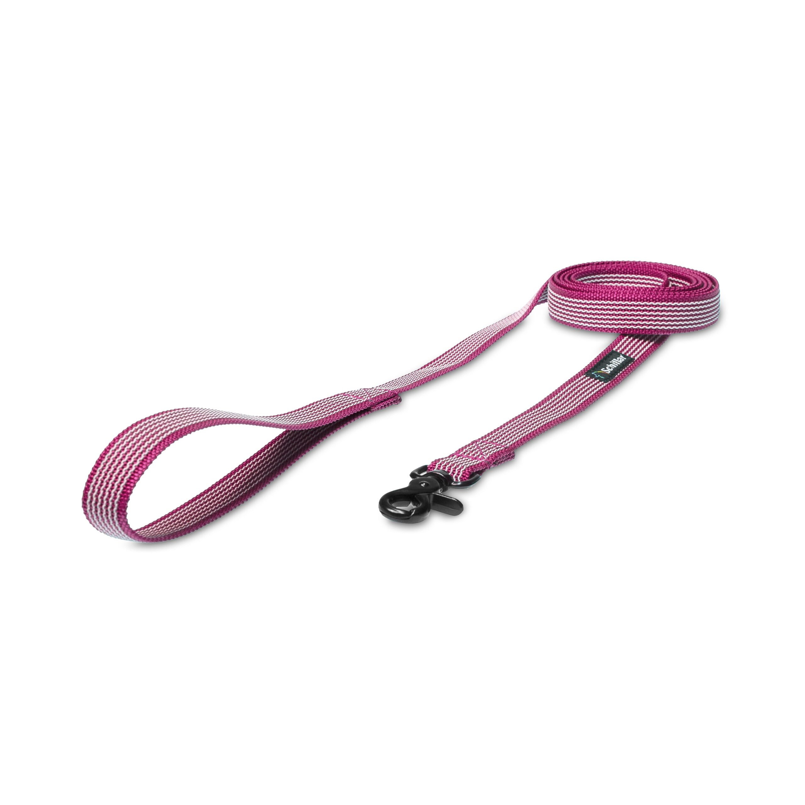 Smycz miejska różowa antypoślizgowa