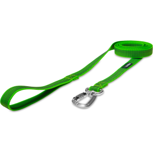 Smycz miejska jasno zielona antypoślizgowa
