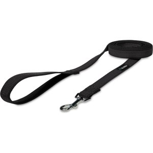 Smycz miejska czarna antypoślizgowa