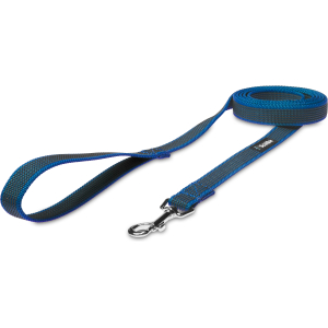 Smycz miejska niebieska antypoślizgowa