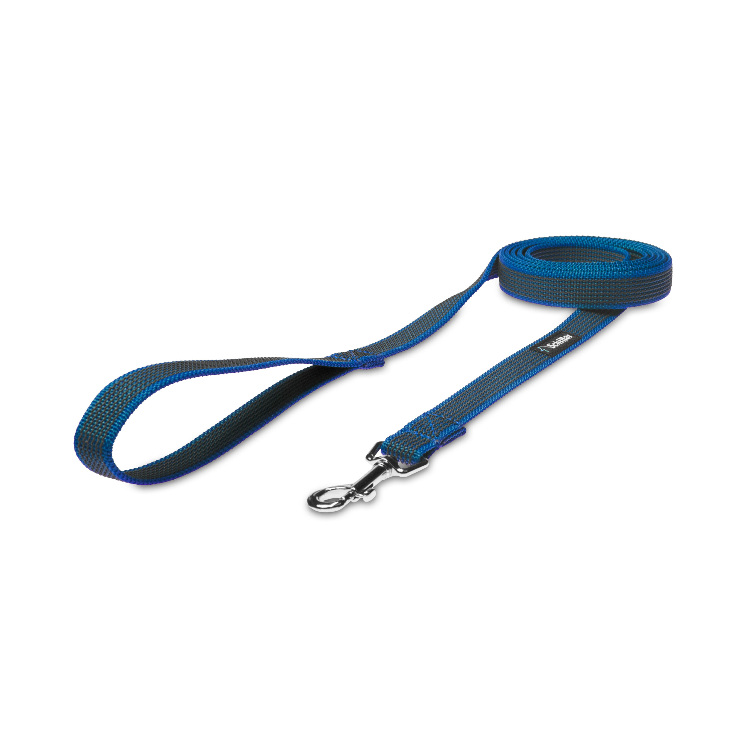 Smycz miejska niebieska antypoślizgowa