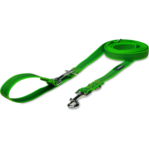 Smycz przepinana jasno zielona antypoślizgowa
