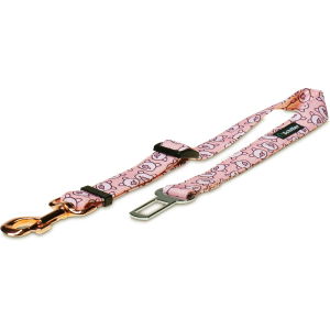 Pas samochodowy świnki różowe