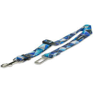 Pas samochodowy niebieskie trójkąty