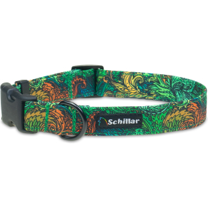 Obroża na klamrę wavy grass