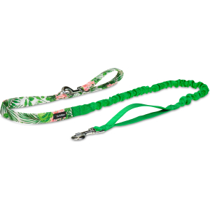 Smycz z amortyzatorem Kwiaty i liście