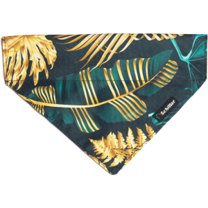 Bandana dla psa emerald & golden leaves