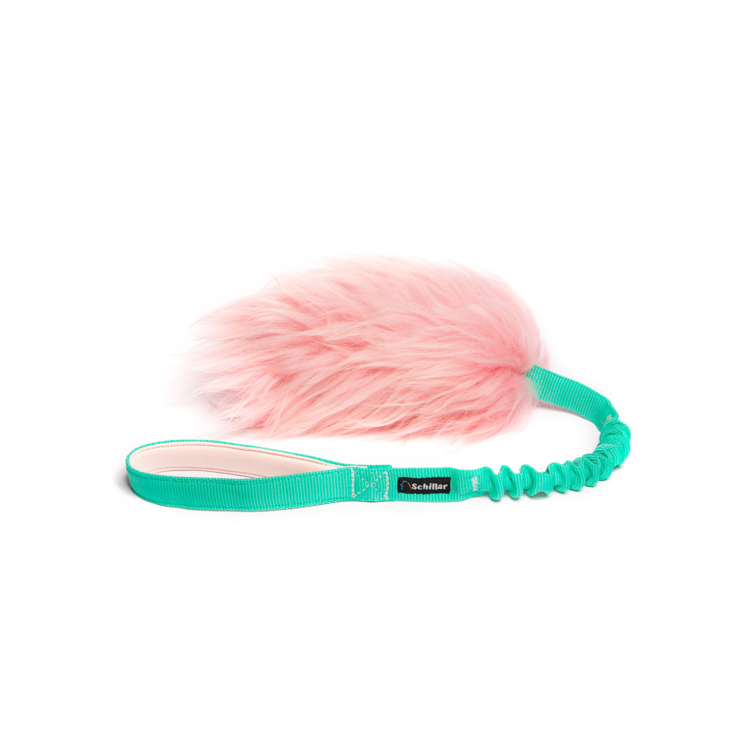 Szarpak z owcy naturalnej jasny róż