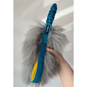 Szarpak z owcy naturalnej szary