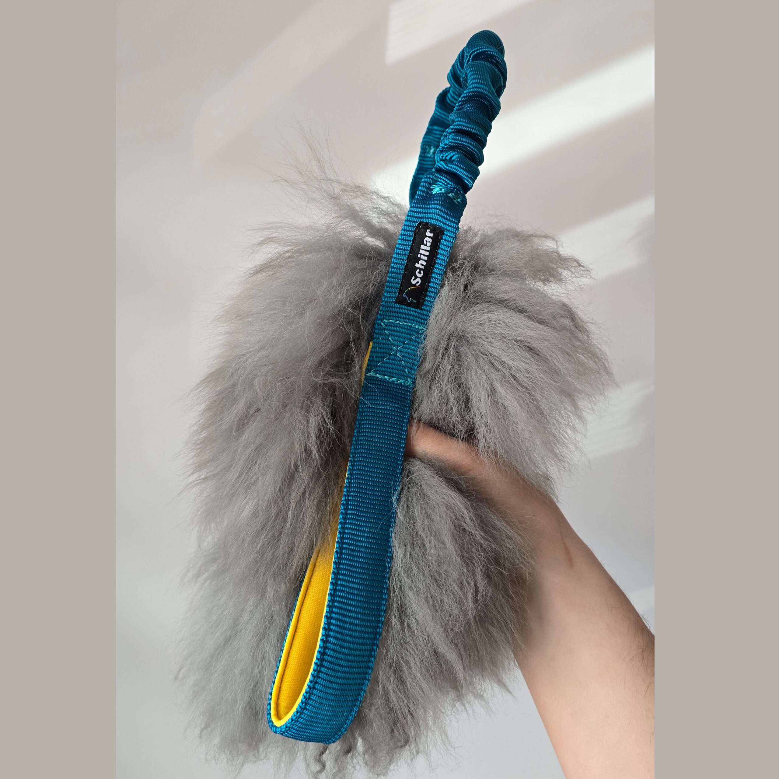 Szarpak z owcy naturalnej szary