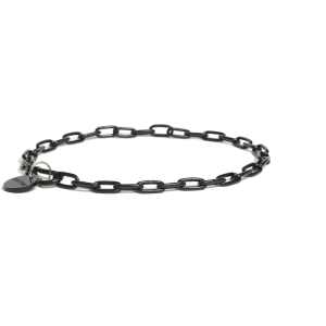 Obroża łańcuszkowa czarna
