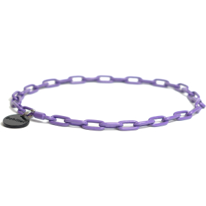 Obroża łańcuszkowa fioletowa