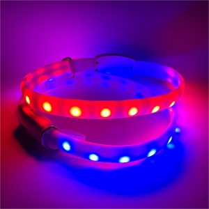 Obroża świecąca LED