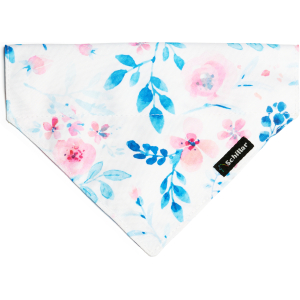 Bandana dla psa akwarelowe kwiaty