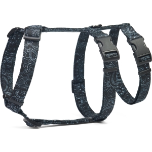Szelki guard antyucieczkowe czarny paisley