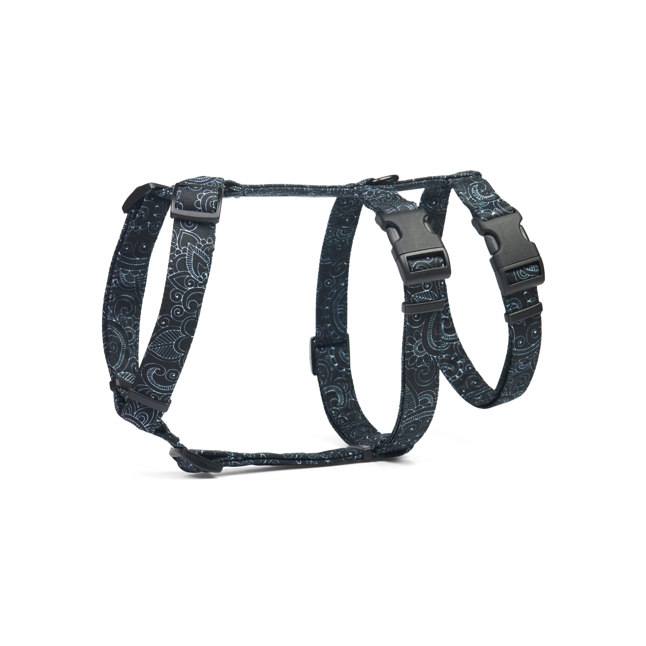 Szelki guard antyucieczkowe czarny paisley